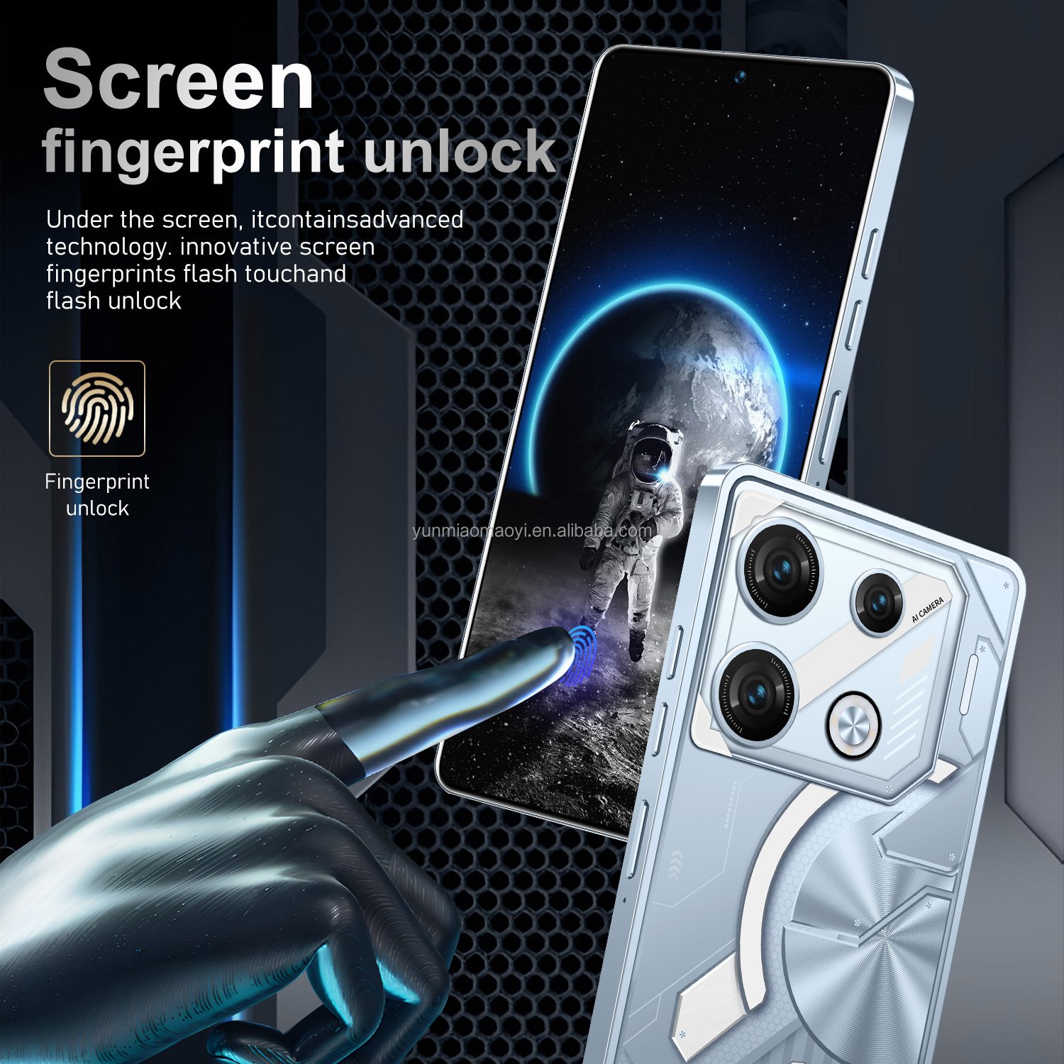 High Quality Global Version 4G GT 10 PRO Android 10 Celular 3GB+32GB Cellphone 6.7inch Smartphone Mobile Phone